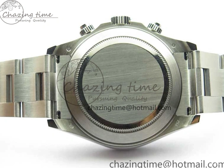 MiroTime 0319 TechFriendly Daytona 116520 SS UBF Best Edition Ice Blue MOP Crystal Markers Dial on SS Bracelet A 2938